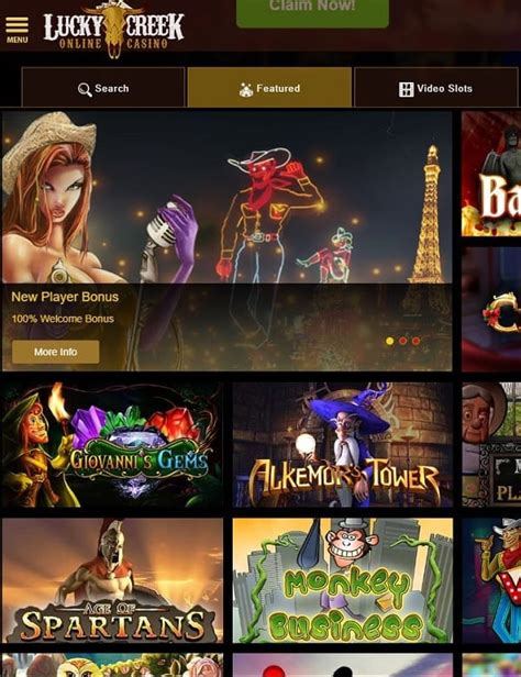 Lucky Creek Casino Canada bonus